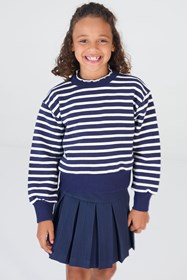 sweater ZULMA blue/white striped